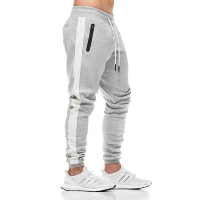 China Autumn Straight Outdoor Running Training Long Pants Male Fitness Male Breathable Breathable Sports Striped Long Pants for sale