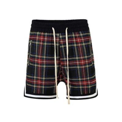 China Viable Scottish Style Shorts Retro Mens Plaid Basketball Sports Outdoor Casual Hip Hop Trend Pants Crazy Muscle for sale