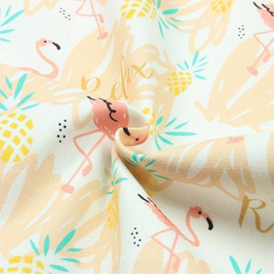 China High Quality Comfortable Stretch Fabric Shrink-Resistant Printing Pure Polyester Fabric For Bed Linen Fabric for sale