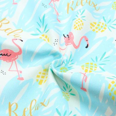 China Customized 100% Floral Printed Fabrics Soft Polyester Fabric OEM Shrink-Resistant For Garment Bedding for sale