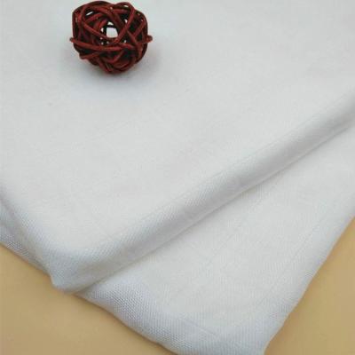 China Shrink-Resistant Soft Bamboo Gauze Fabric 70% 30% Cotton Double Gauze Fabric For Baby Bibs for sale