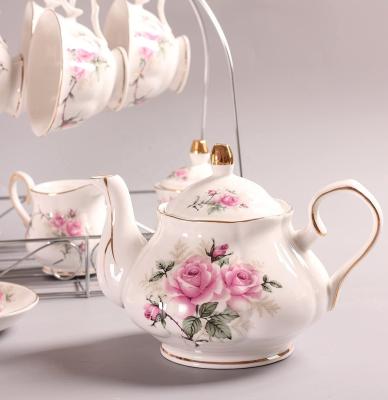 China Sustainable European bone china coffee cup set bone china tea cup&saucer for sale