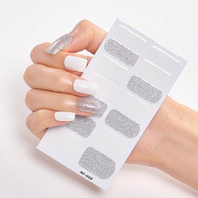 China Wholesale newest style plastic and fashionable 3d nail stickers for sale