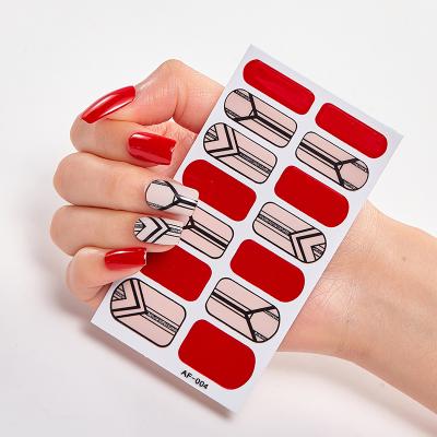 China Wholesale Plastic Nail Wraps Nail Art Decoration Sticker Jamberry Nail Sticker for sale