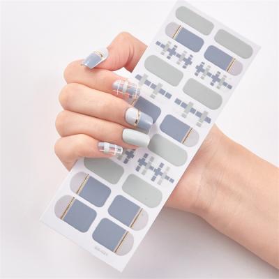 China Hot Sale Plastic Nail Art Sticker Factory Price Customized Design Nail Sticker for sale