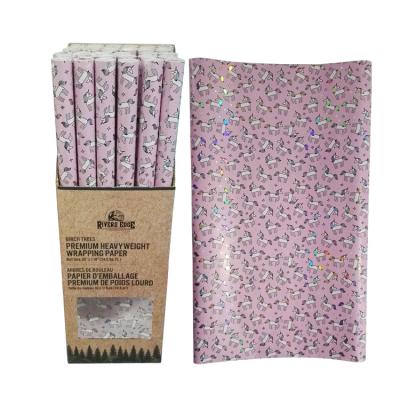 China Zhoam Custom Printed Waterproof Custom Printed Marble Manly Gift Wrapping Paper Sheet/Roll for sale