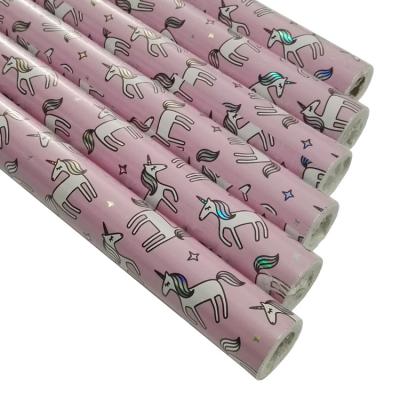 China Zhoam Waterproof Gift Wrapping Paper Custom Printed Printing On Wrapping Paper For Flowers for sale