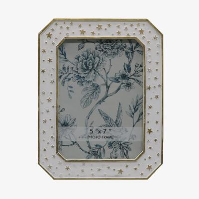 China Decorative Resin Gold&White Star Picture Frame for sale