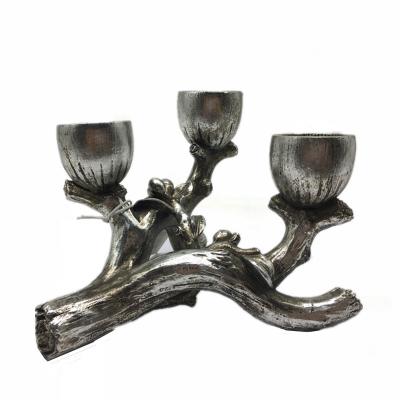 China Latest Unique Design Exquisite Branch Shape Party Candleholder Custom Candle Holder for sale