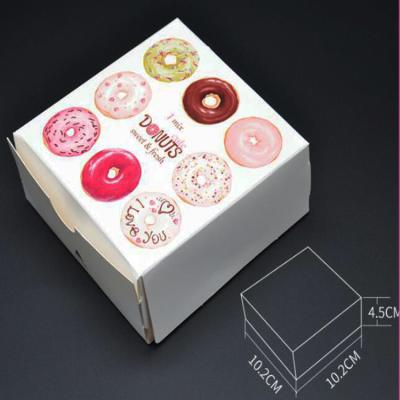 China Eco-Friendly Biodegradable Low Cost Food Packaging Box Donut Packaging Box for sale