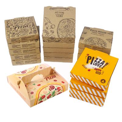 China Recyclable Custom Delivery Corrugated Paper Pizza Box for sale