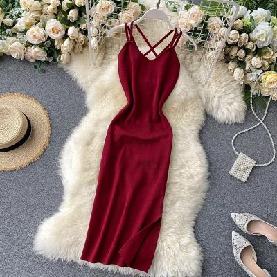 China Women's Casual Dress 2021 Solid Color Cardigan Sweater Coat Sleeveless Anti-Wrinkle Women's Sweaters Knit Cardigan Sweater Dress Adult for sale