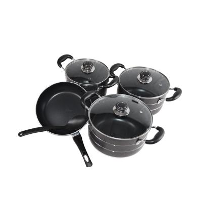 China Sustainable Cooking Pot Kitchen Non-Stick Aluminum Pots Pressing Pots for sale