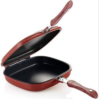 China Non-double set popular stick cookware stocked ceramic side pan in stock for sale