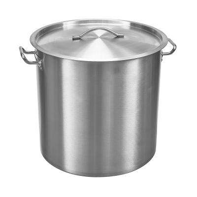 China Stocked 200L Stainless Steel Stock Pot With Sanding for sale