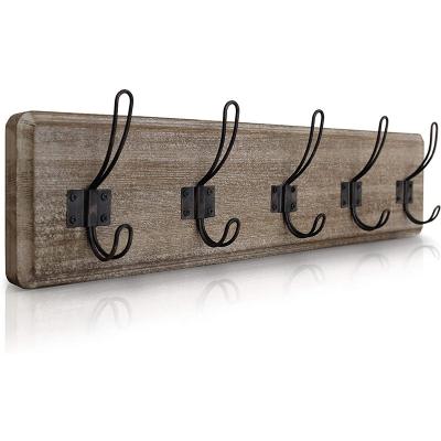 China Application Factory direct sale household retro coat hook home rack wall mounted hook coat hooks rack and hat racks for sale