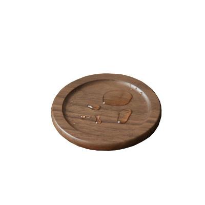 China Home Office Restaurant Hotel Handmade Free Sample Coasters Beech Walnut Coaster Set Custom Request for sale