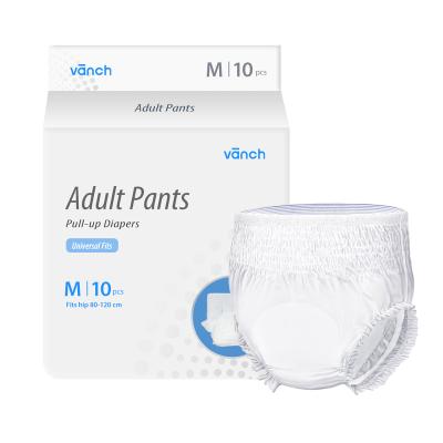 China Professional Plain Weave Diapers Adult Underwear For Fecal Incontinence Adult Pull Up Pants for sale