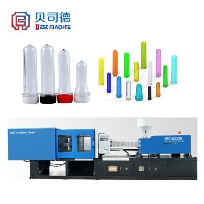 China 100T Horizontal Fully Automatic Desktop Pet Preform Injection Molding Machine With Cheap Price for sale