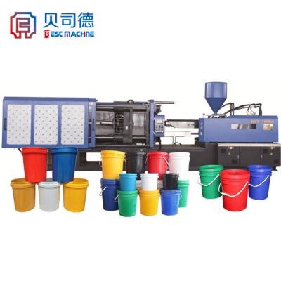 China 20L Large Horizontal Plastic Paint Bucket With Lid Plastic Box Injection Molding Machine for sale