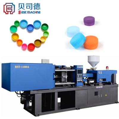 China BST-1400A High Quality Horizontal Plastic Bottle Cap Lid Cover Making Injection Molding Machine for sale