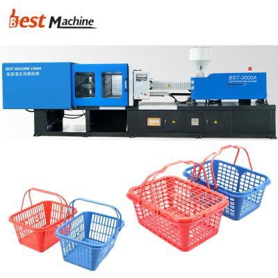 China 300 Ton Horizontal Injection Molding Machine Plastic Basket Box Making Machine for sale