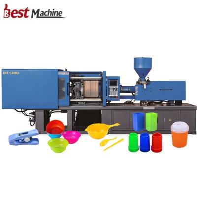 China BST-1800A Horizontal Daily Use Maker Plastic Product Making Machinery / Injection Molding Machine for sale