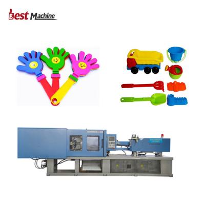 China Horizontal Full-auto Plastic Toy Clapping Trap For Kids Injection Molding Making Machine Price for sale