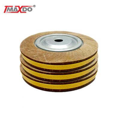 China Maxdo Metal Polishing Emery Cloth Wheels For Stainless Steel Pipe Polish for sale