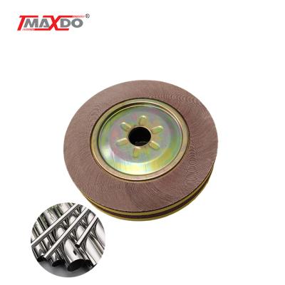 China Metal Stainless Steel Surface Emery Cloth Buffing Wheels Buffing Polishing Stainless Steel Pipe for sale