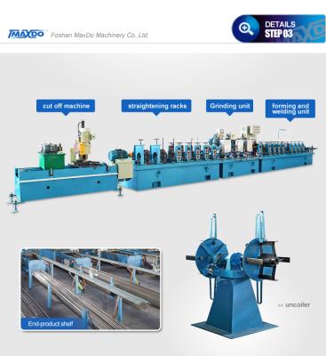 China Energy Supply Welded Pipe MAXDO Stainless Steel Pipe Making Machine for sale