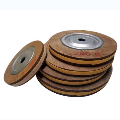 China Metal Stainless Steel Surface Aluminum Oxide Stainless Steel Tube Fin Polishing Grinding Wheel for sale