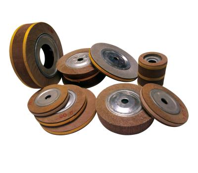 China Stainless Steel Products Metal Surface Polishing Abrasive Fin Polishing Wheels For Stainless Steel Pipe for sale