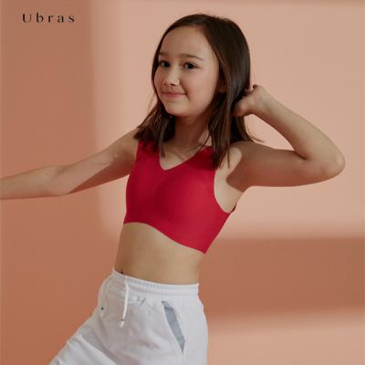 China Ubras UG114059 QUICK DRY Drop Shipping 8-13 Years One Size Vest Bra Underwear Girl Seamless Bra for sale