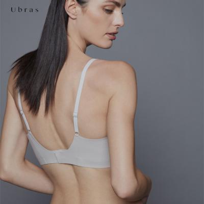 China New Design UW12006 Ubras High Comfortable Skin Friendly Wireless Stretch Bra Women's Shiny Bra for sale