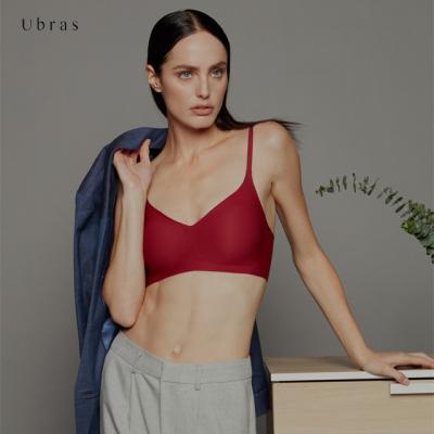 China Ubras UW12006 Dropshipping Daily Wireless Shiny Invisible Radio Design Hook Lift Up Back Bra for sale