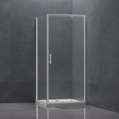 China Tempered Glass Shower Enclosure with Rotating Door With Frame Style 1 Piece Min.Order for sale