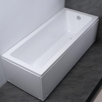 China Full Payment Straight Acrylic Bathtubs with Panels and Total Flexible Legs Structurer for sale