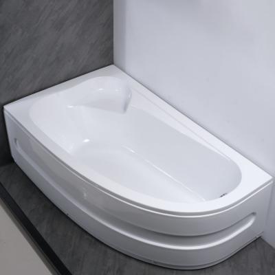 China Customization Left Corner Acrylic Bathtub with Separatable Front Panel Built in Tub for sale