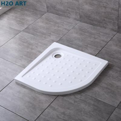 China HA-TF01 Hoek acryl douche basis badbak bak douche plaat met ja rok structuur Te koop