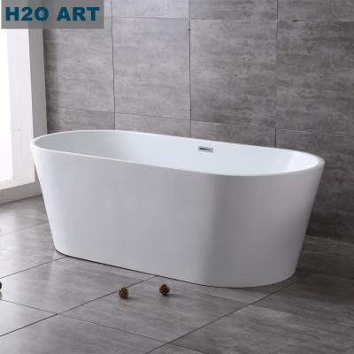 China Structure Freestanding Tub Luxury Oval Acrylic Bathtub with and After-sales Service for sale