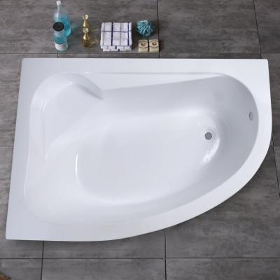 China Forma rectangular de bañera de acrílico con estructurador de piernas opcionales y diseño de caída simple en venta