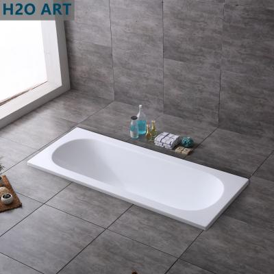 China End Drain Location Rectangle Acrylic Bathtub Without Antislip Design for UK Model for sale