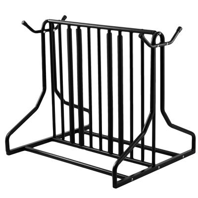 China Sustainable Factory Direct Iron Ground Indoor Parking Rack Can Park A Mountain Bike for sale