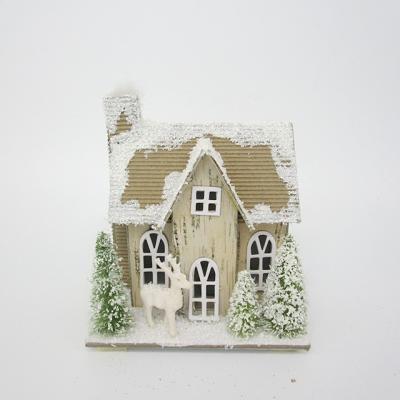 China Vintage Paper Craft House for Home Decoration for sale