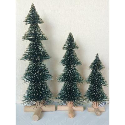 China Indoor Holiday Green Sisal Christmas Tree for sale