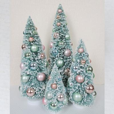 China Natural Sisal Artivicial Christmas Tree with Plastic Ball for sale