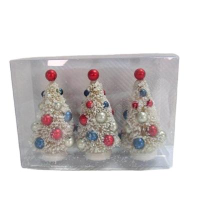 China Shenzhen Factory Holiday Decoration Vintage Bottle Brush Trees for sale