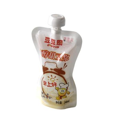 China Disposable Pouch With Stand Up With Spout Pouch Holder Plastic Liquid Bag With Pouch With Spout Liquid Pouch Bag for sale