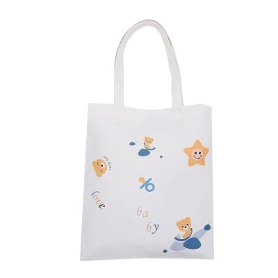 China Customization Canvas Reusable Wholesale Bag With Logo Canvas Handbag Shopping Prospecting Bags Canvas Packaging for sale